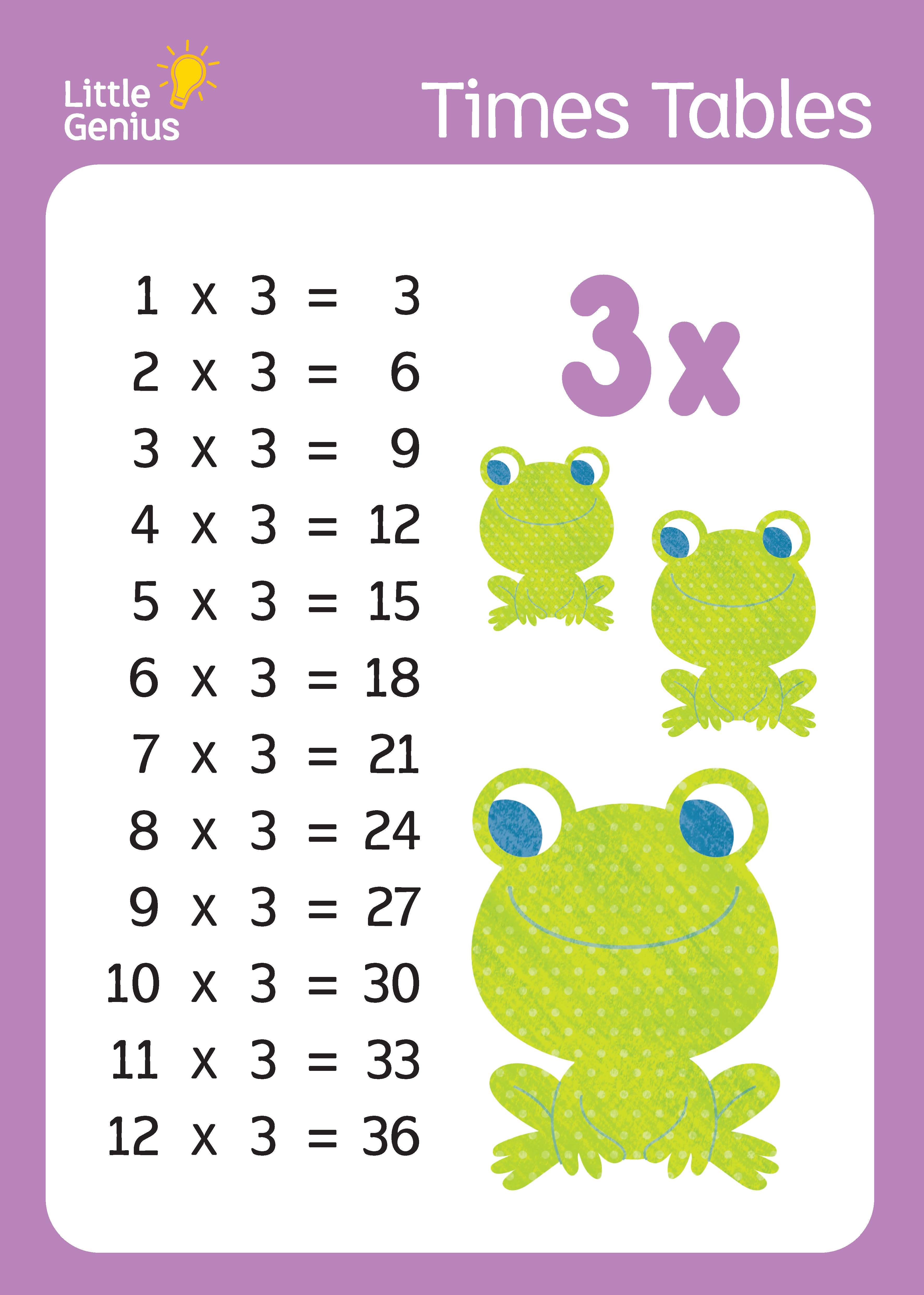 Little Genius Learning Box - Times Tables — inside page 3
