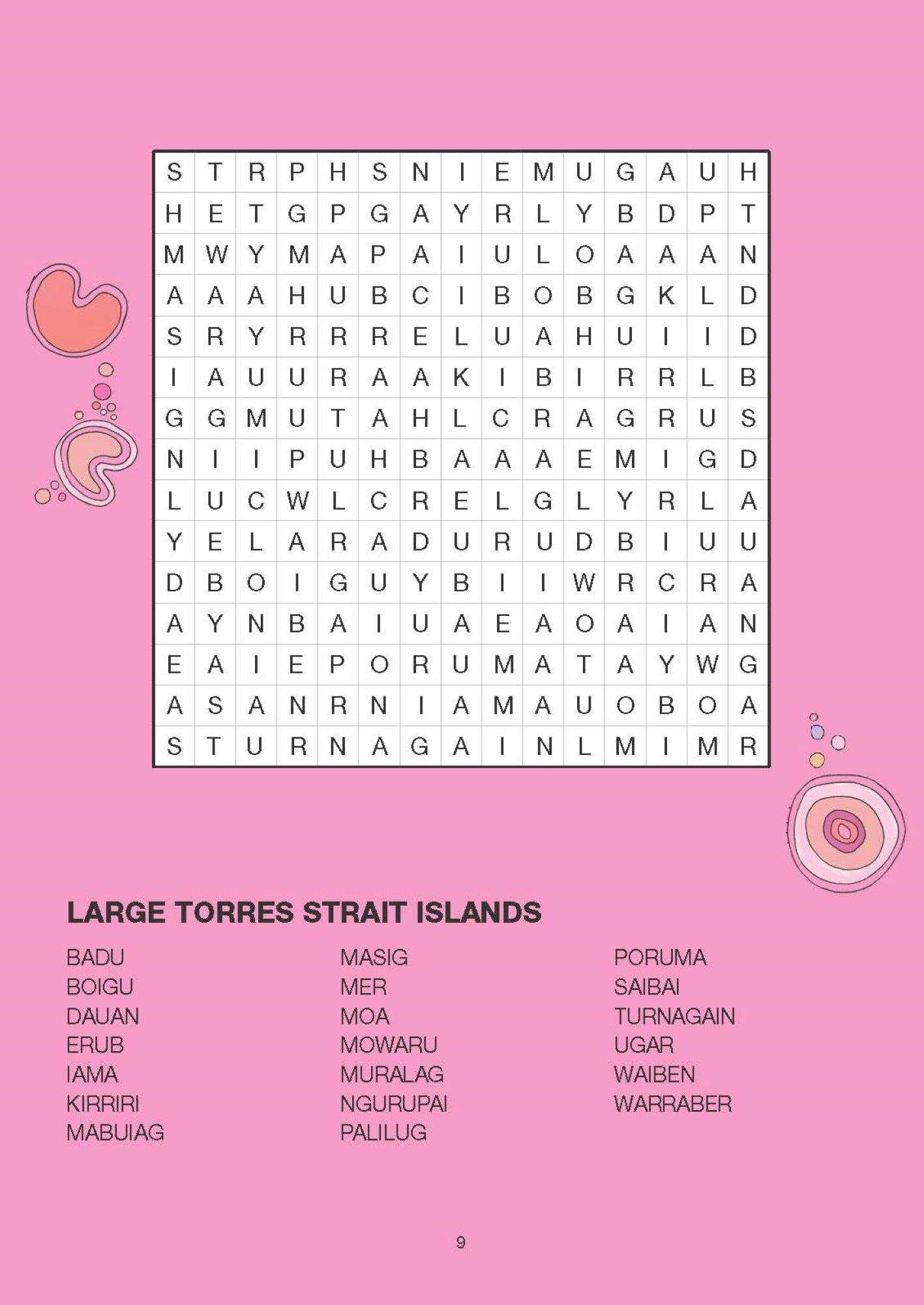 Aboriginal Art Puzzle Book - Word Search — inside page 3