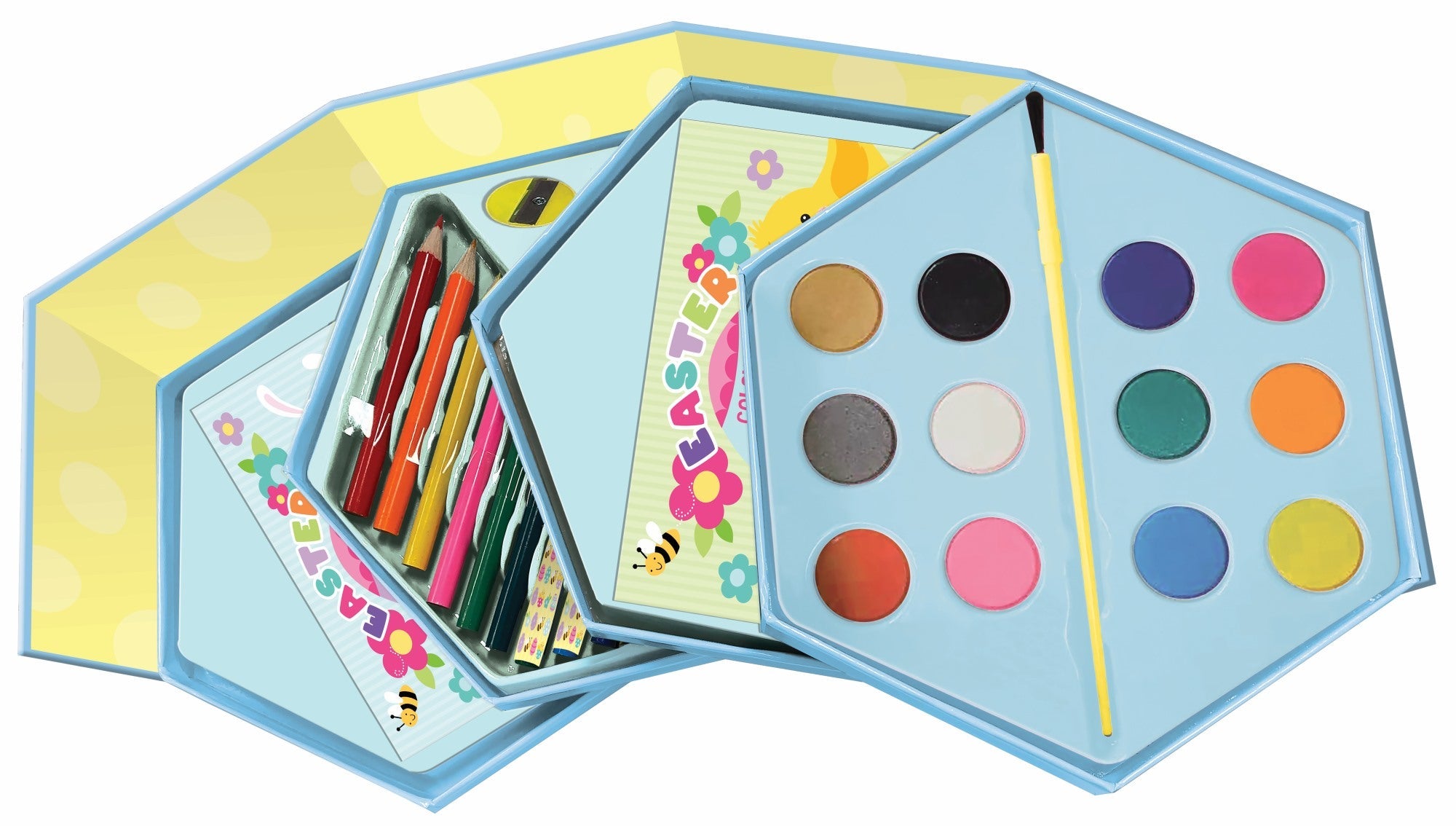 Hex Colouring & Activity Drawers - Easter Surprise — inside page 1