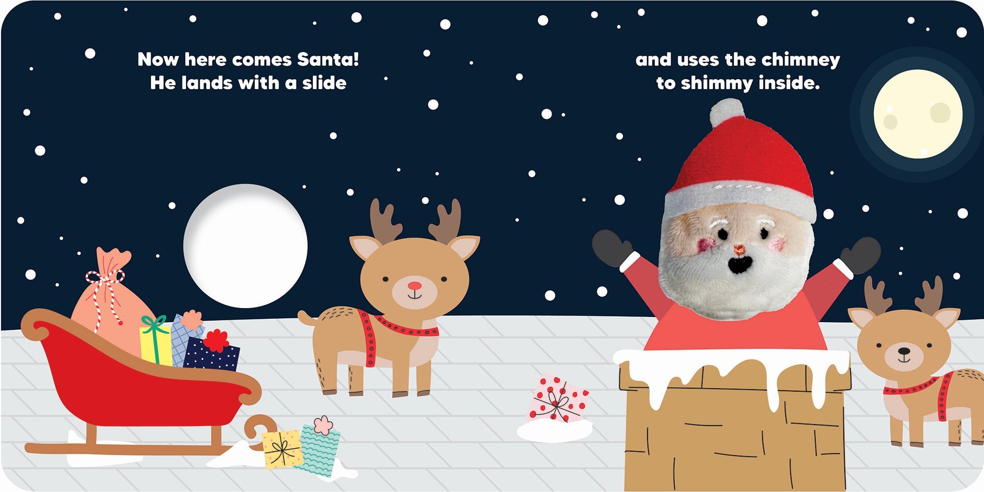 Finger Puppet Book - Here Comes Santa — inside page 4