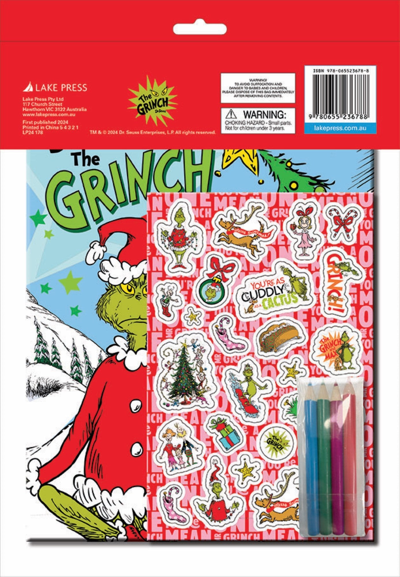 Dr. Seuss The Grinch - Festive Fun Pack — inside page 1