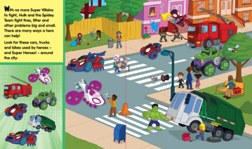 Spidey and His Amazing Friends - Board Book - Search and Find — inside page 1