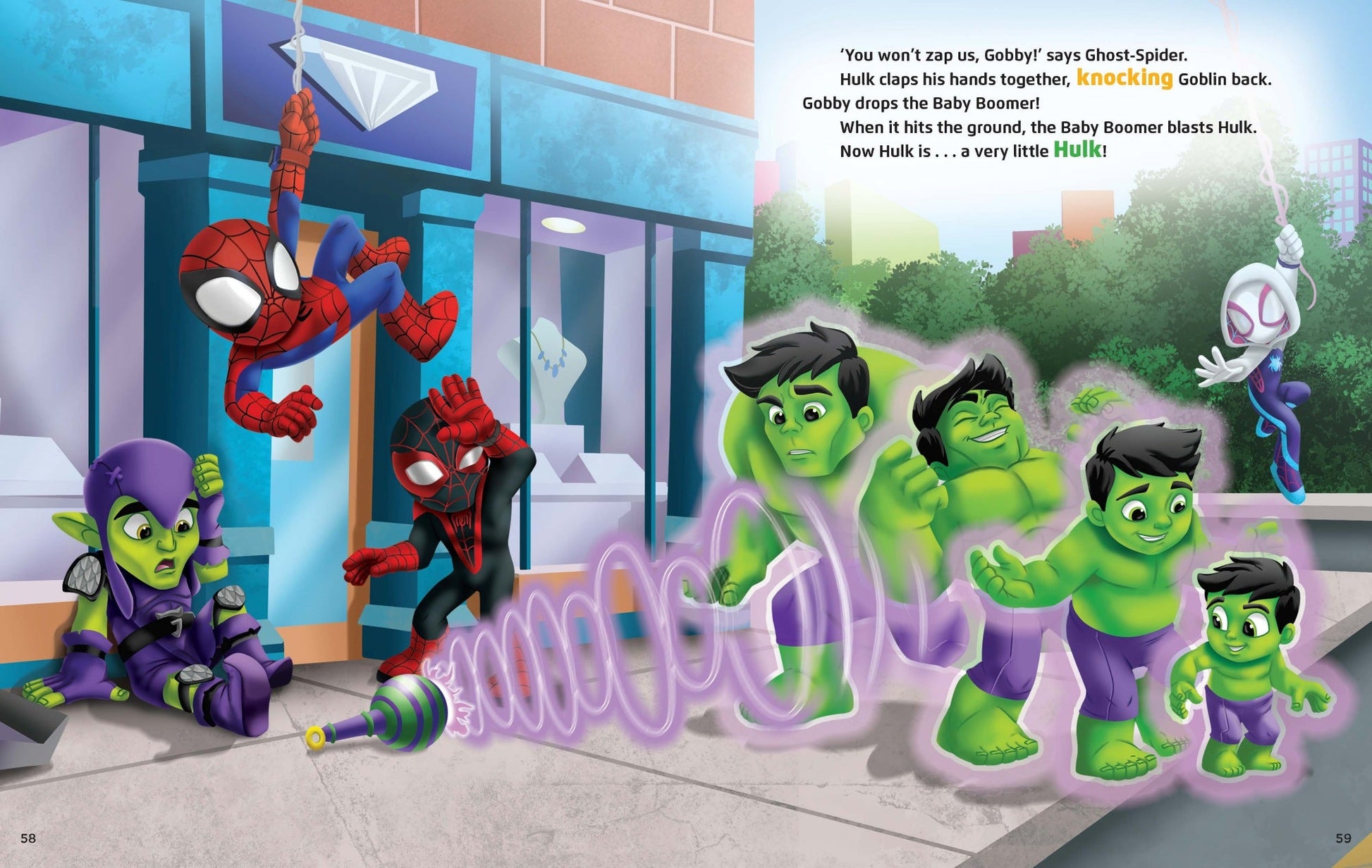 Spidey and His Amazing Friends - Treasury of Stories Vol. 3 - Super Hero Stories — inside page 6
