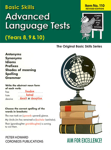 Advanced Language Tests Yrs 8 - 10