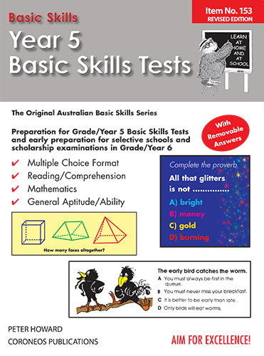 Year 5 Basic Skills Test - Suitable preparation for NAPLAN* Tests