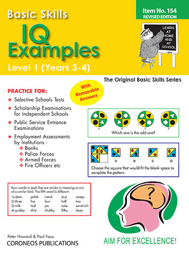 IQ Examples Level 1 Yrs 3 to 4