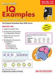 IQ Examples Level 2 Yrs 5 to 8