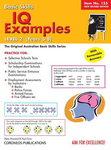 IQ Examples Level 2 Yrs 5 to 8