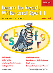 Learn to Read, Write & Spell Book 1 Years K to 1
