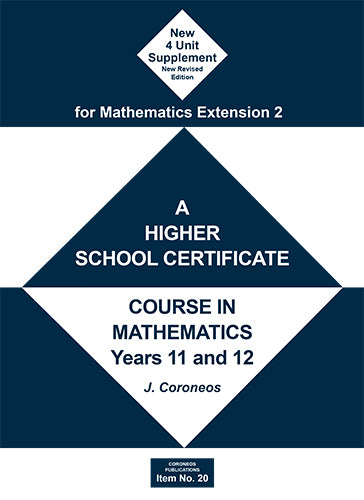 Supplement for 4 Unit Maths (large page)