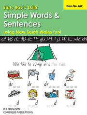 Early Basic Skills 2: Simple Words and Sentences using NSW font (No. 267)