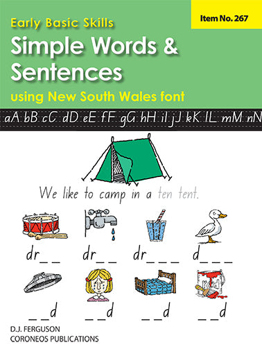 Early Basic Skills 2: Simple Words and Sentences using NSW font (No. 267)