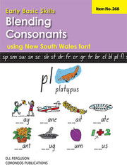 Early Basic Skills 3: Blending Consonants using NSW font (No. 268)