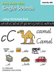 Early Basic Skills 1: Single Sounds using Victorian font (No. 366)