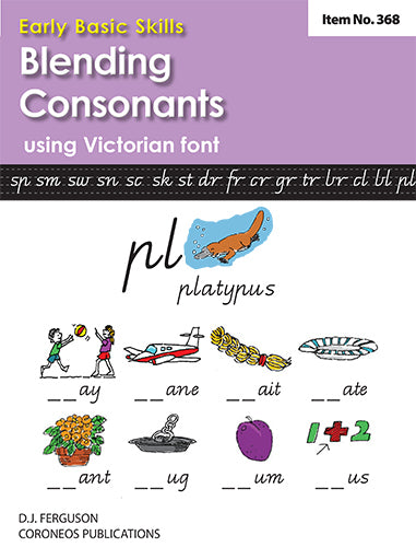 Early Basic Skills 3: Blending Consonants using Victorian font (No. 368)