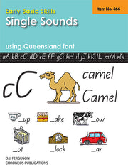 Early Basic Skills 1: Single Sounds using Queensland font (No. 466)
