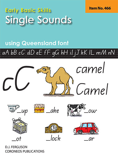 Early Basic Skills 1: Single Sounds using Queensland font (No. 466)