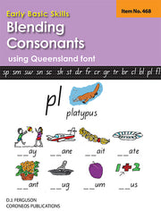 Early Basic Skills 3: Blending Consonants using Queensland font (No. 468)