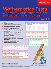 Mathematics Tests for Selective Schools Years 5-8 (Basic Skills No. 49)