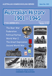 Australian History 1901- 1945