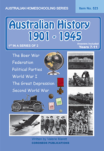 Australian History 1901- 1945