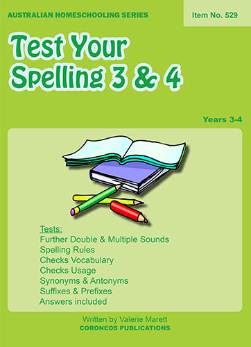 Test Your Spelling Years 3 and 4