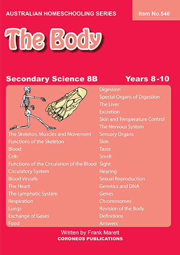 Secondary Science 8B: The Body