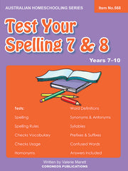 Test Your Spelling 7 & 8