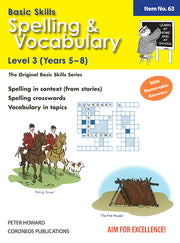 Spelling / Vocabulary Level 3 Yrs 5 - 8