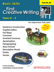 First Creative Writing Yrs K to 3