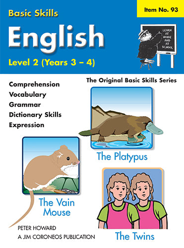 English Level 2 Yrs 3 - 4