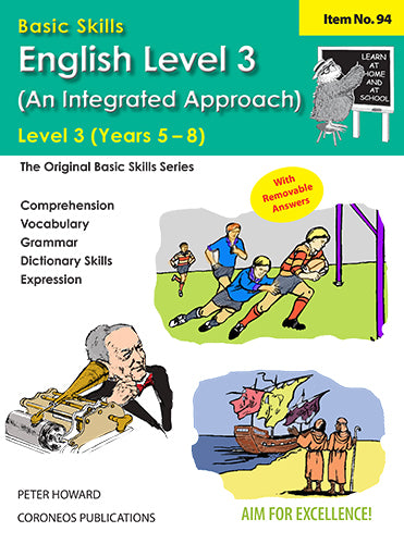 English Level 3 Yrs 5 - 8