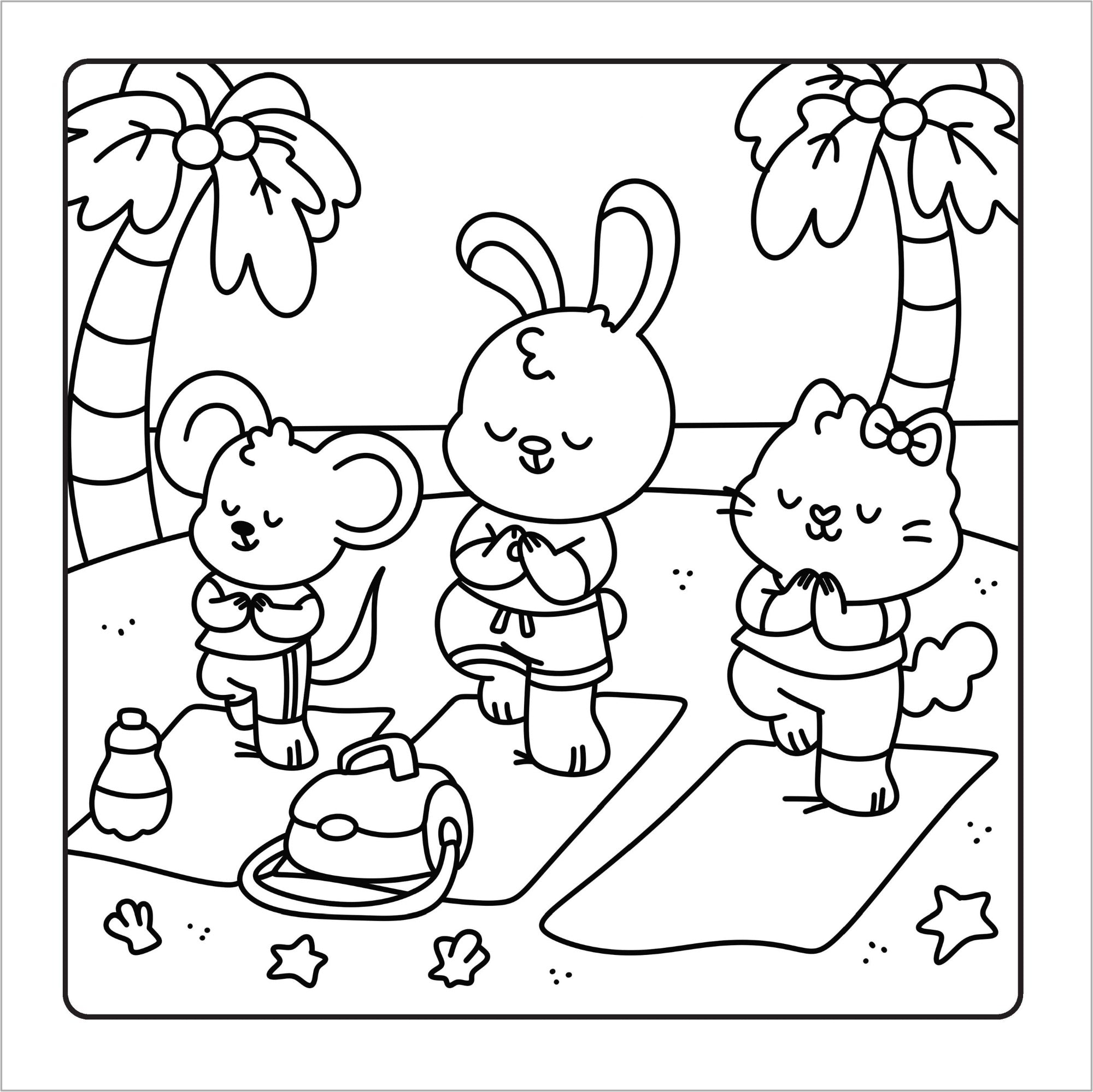 Happy Days - Groovy Cuties Cosy Colouring — inside page 2