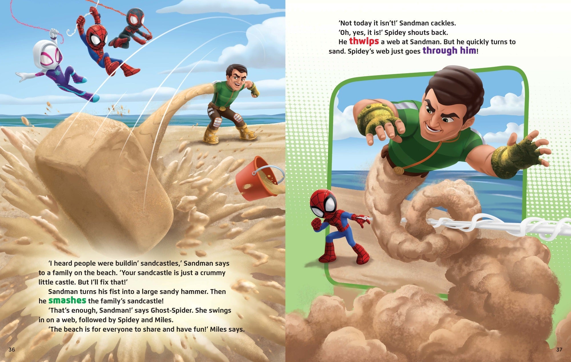 Spidey and His Amazing Friends - Treasury of Stories Vol. 3 - Super Hero Stories — inside page 5