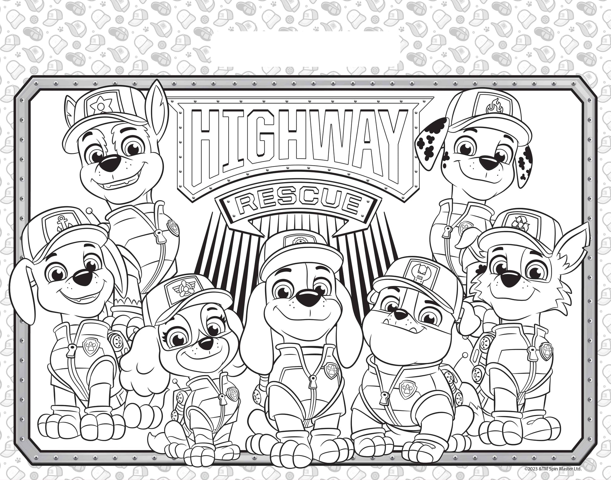 Paw Patrol - Giant Activity Pad - Big Truck Pups — inside page 1