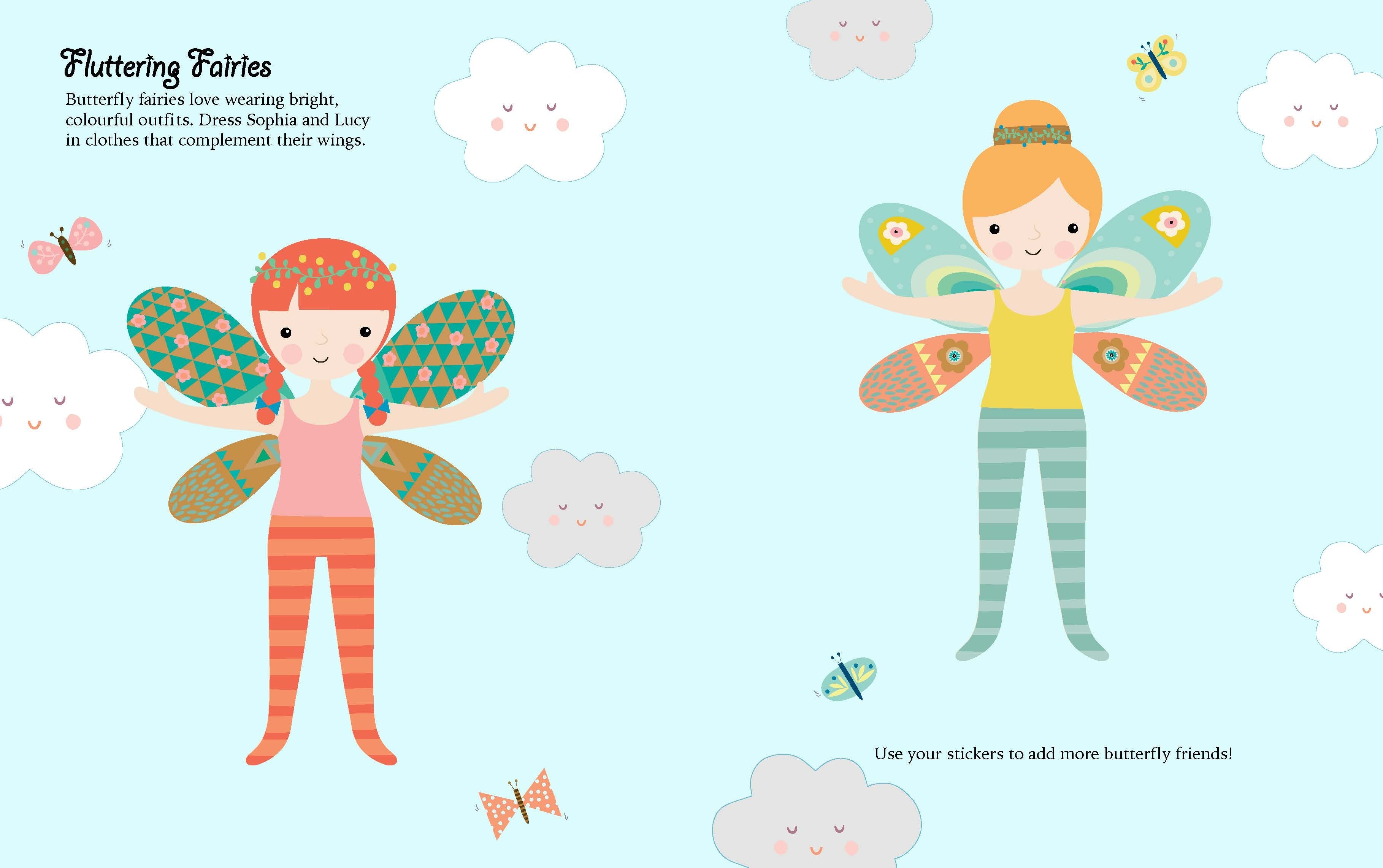 Sticker Dress-Up Book - Fairies Vol. 2 — inside page 1