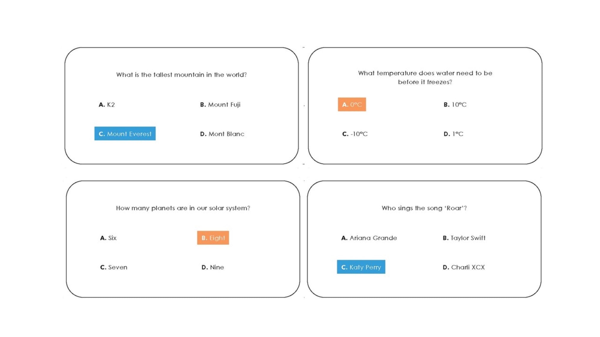 Trivia Box Set - Junior — inside page 1