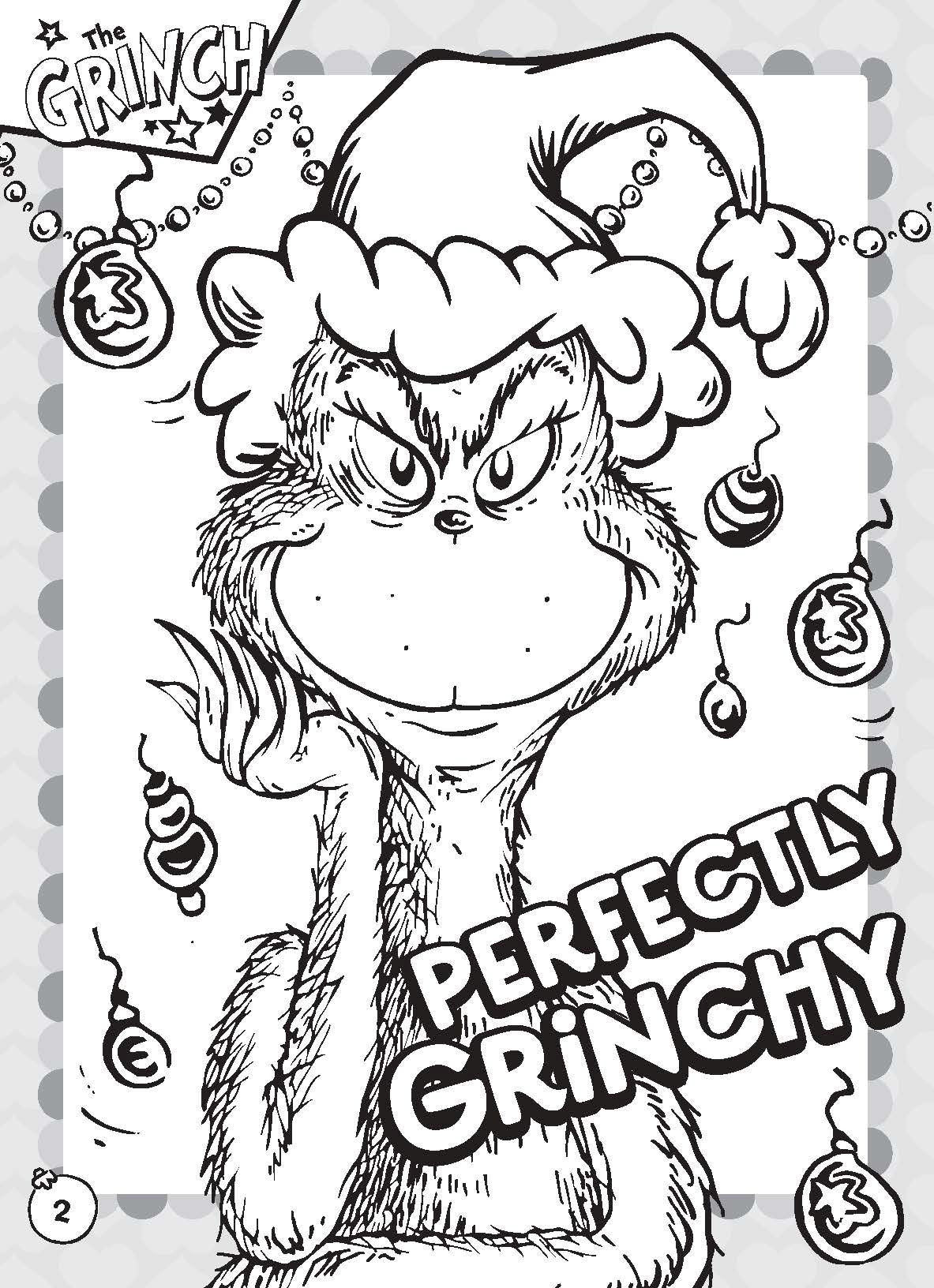 Dr Seuss - Puffy Sticker Book - The Grinch & Cindy-Lou — inside page 1