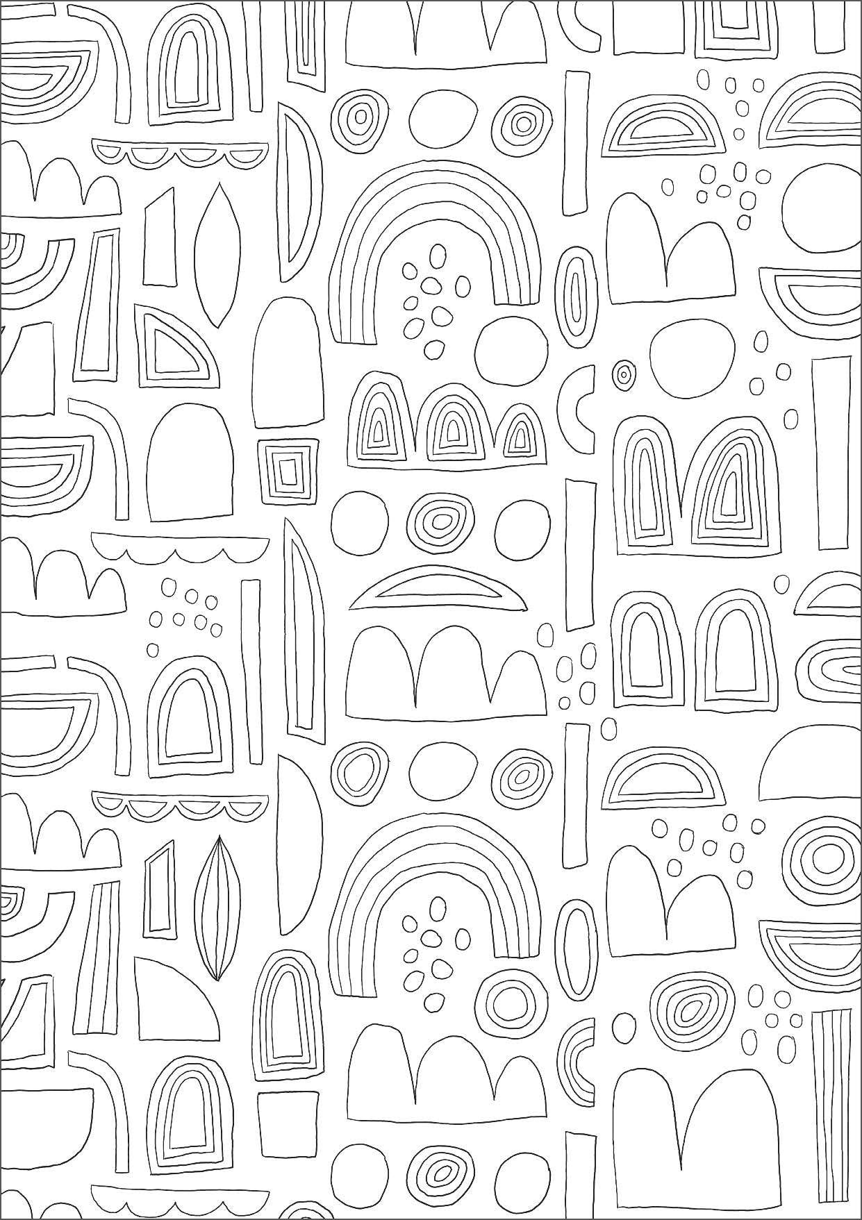 Mindful Colouring - Free Spirit — inside page 2