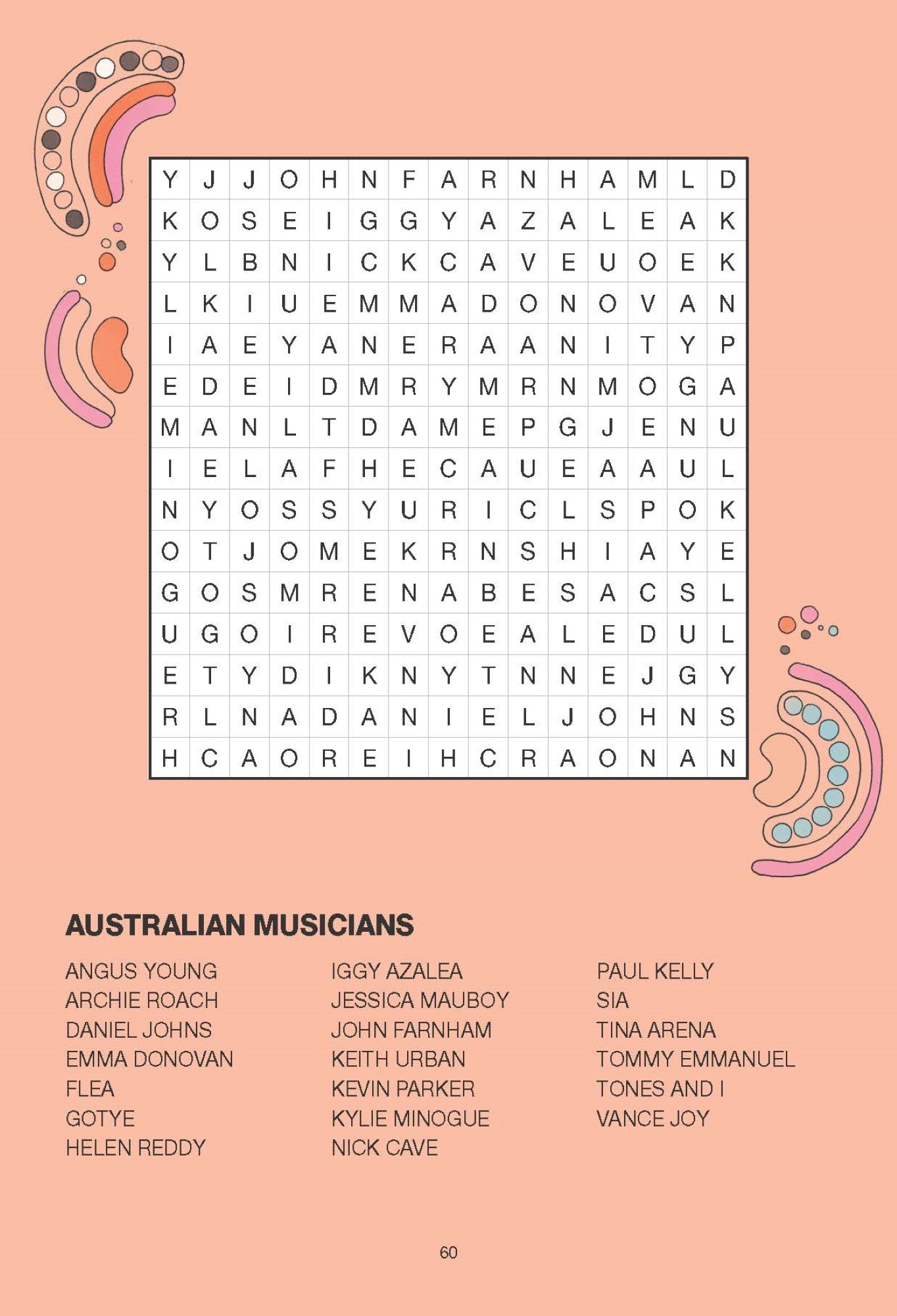 Aboriginal Art Puzzle Book - Word Search — inside page 7
