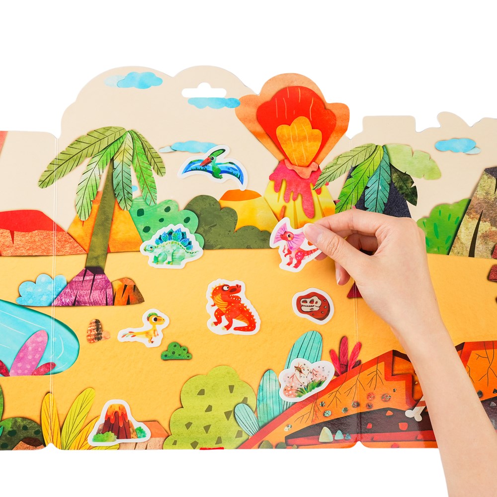 mierEdu Jelly Stickers - Dino Land - view 3