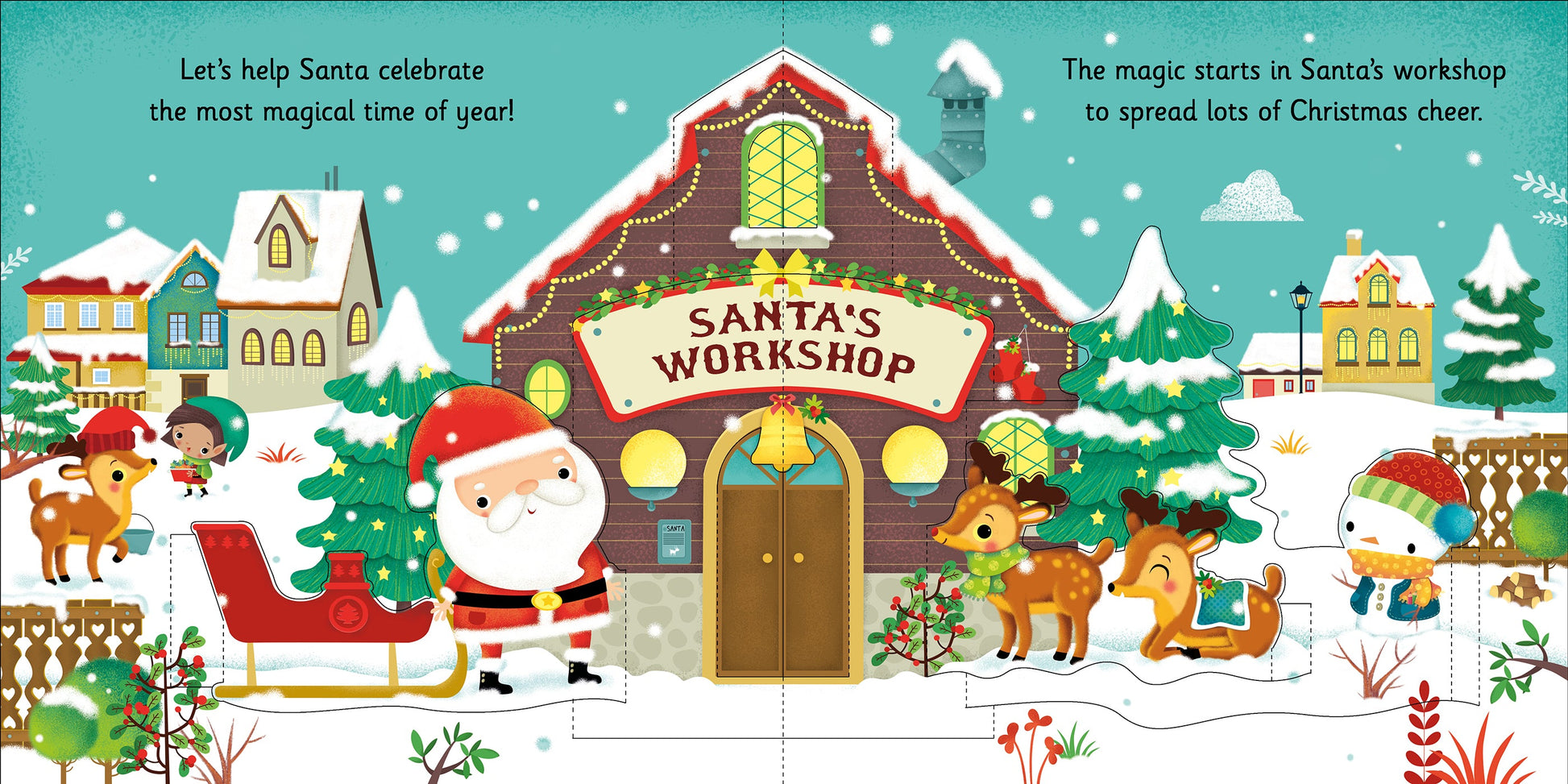 Pop-Up Book - Let's Help Santa — inside page 2