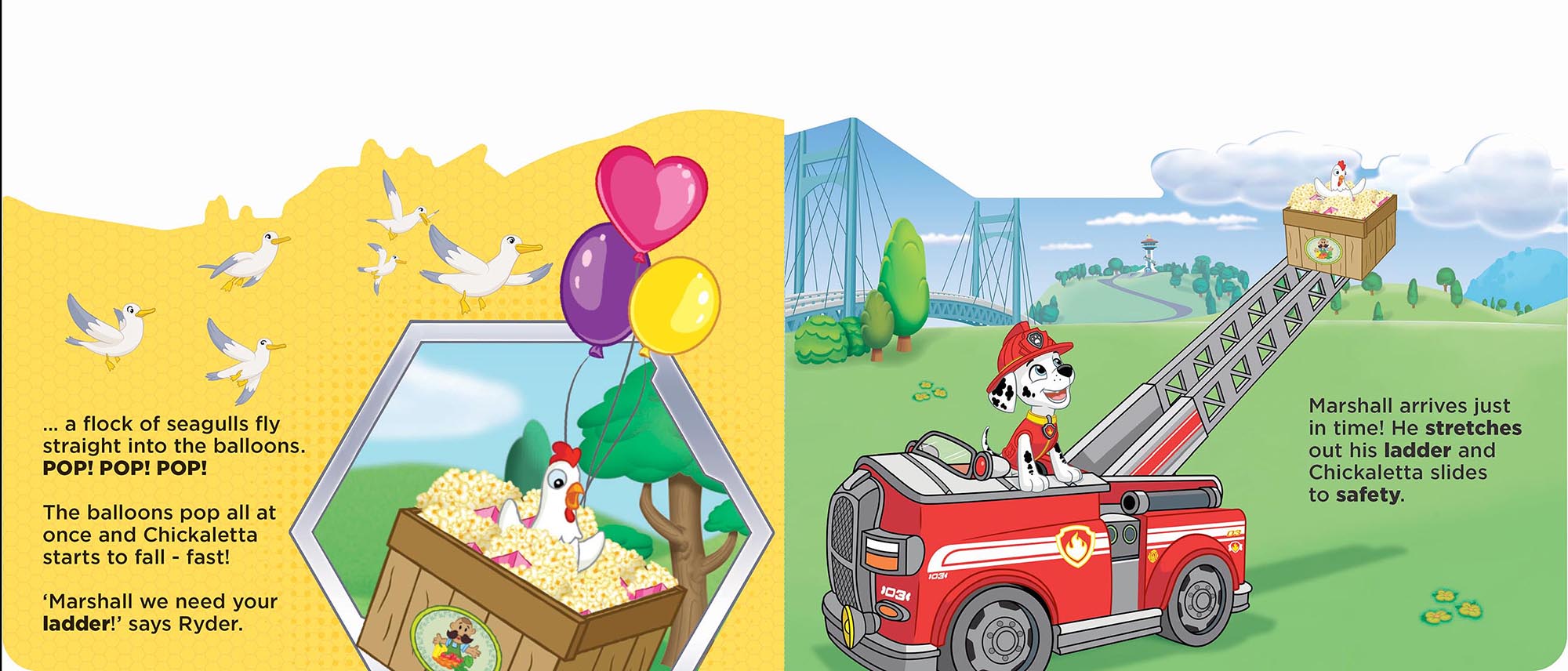 PAW Patrol - Chunky Scenes Book — inside page 2