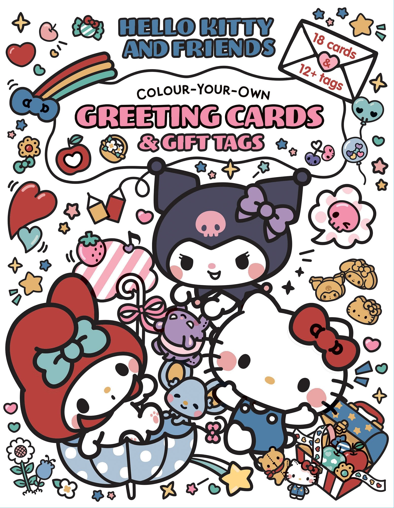 Hello Kitty and Friends - Colour-Your-Own Greeting Cards and Gift Tags