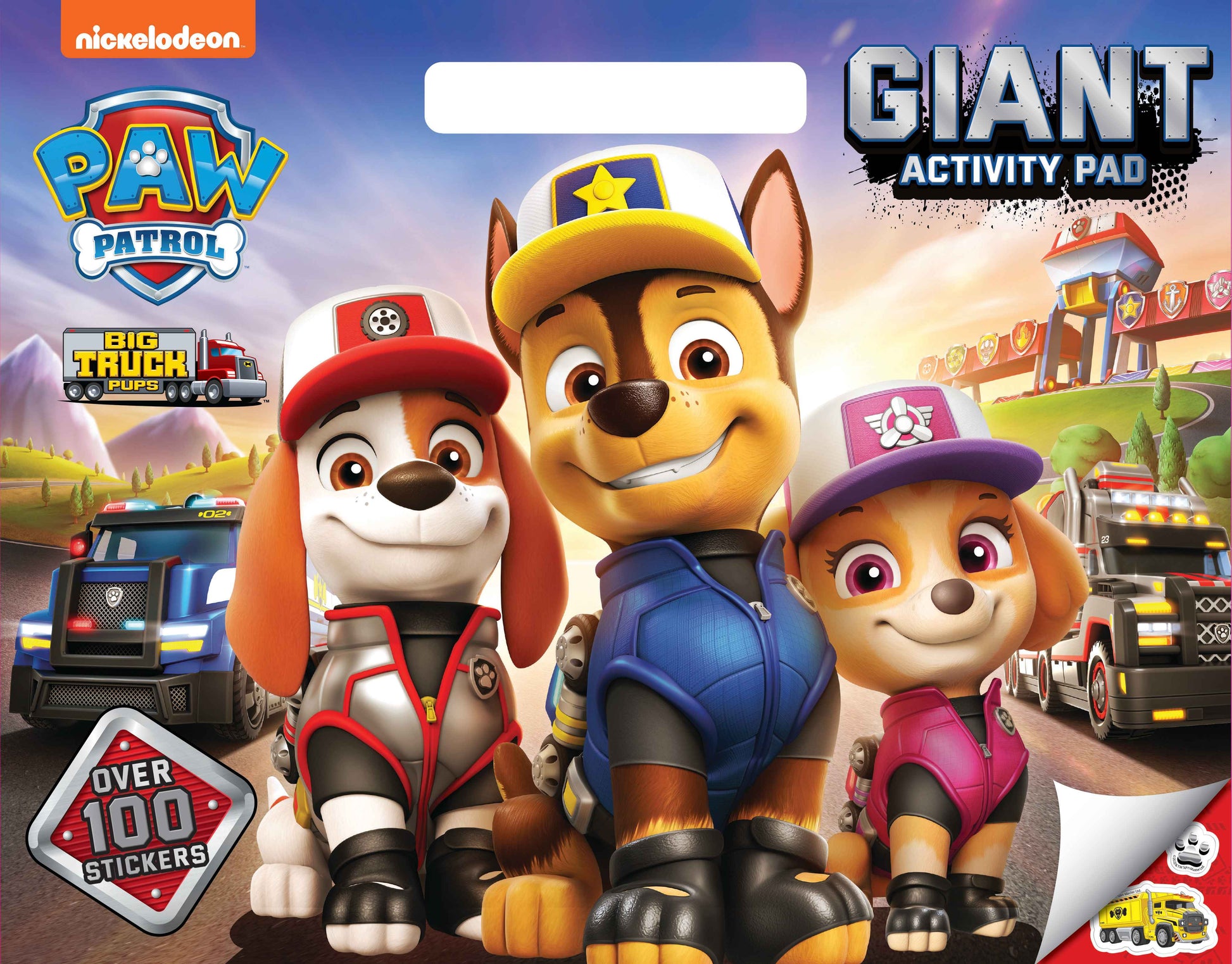 Paw Patrol - Giant Activity Pad - Big Truck Pups
