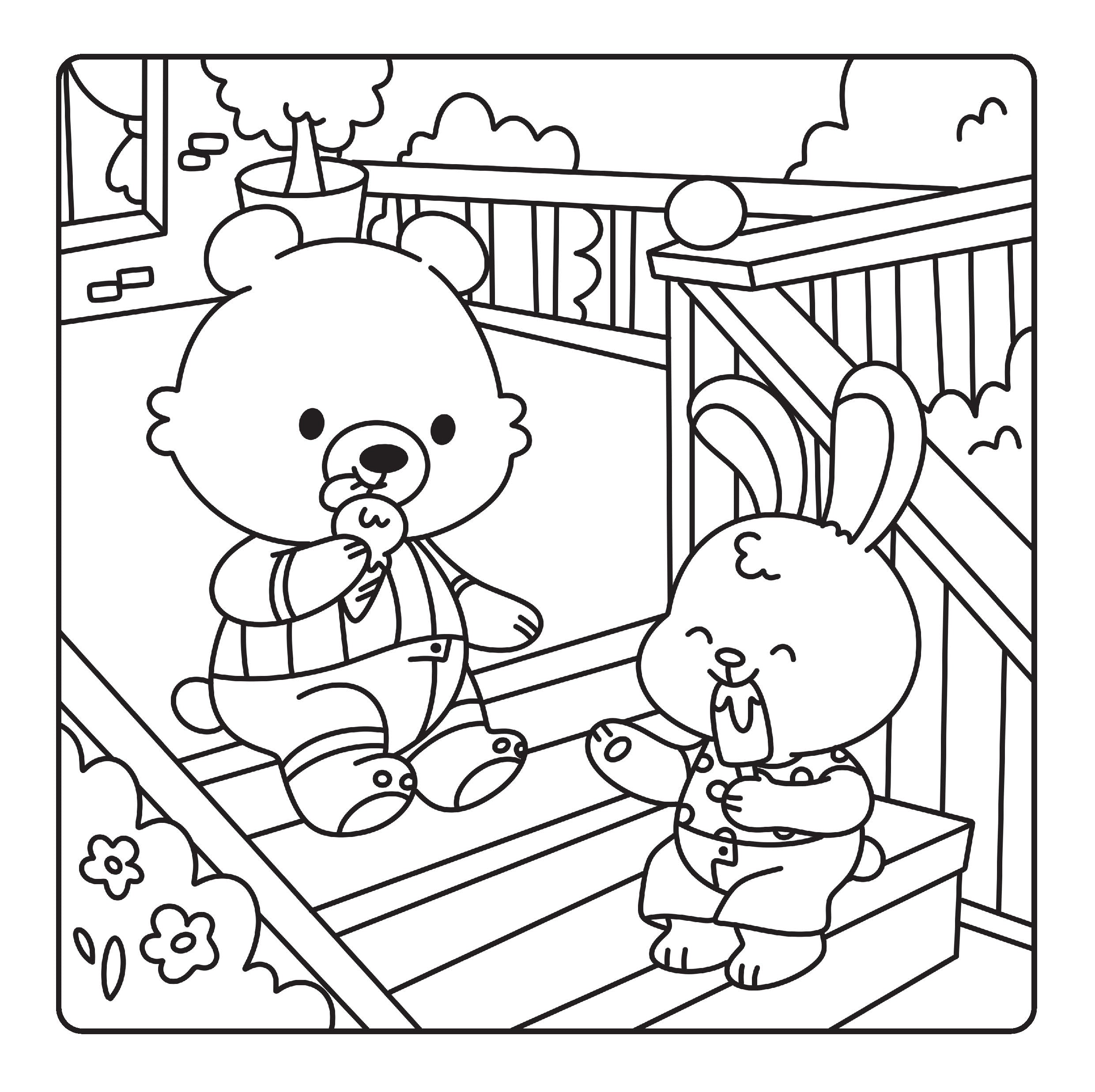 Happy Days - Happy Cuties Cosy Colouring Kit — inside page 2