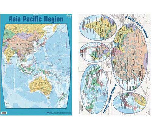 Asia Pacific Region Double-Sided Chart