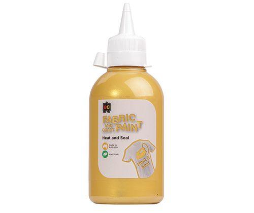 Fabric and Craft Paint - 250mL: Gold