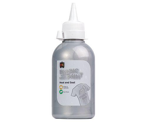 Fabric and Craft Paint - 250mL: Silver