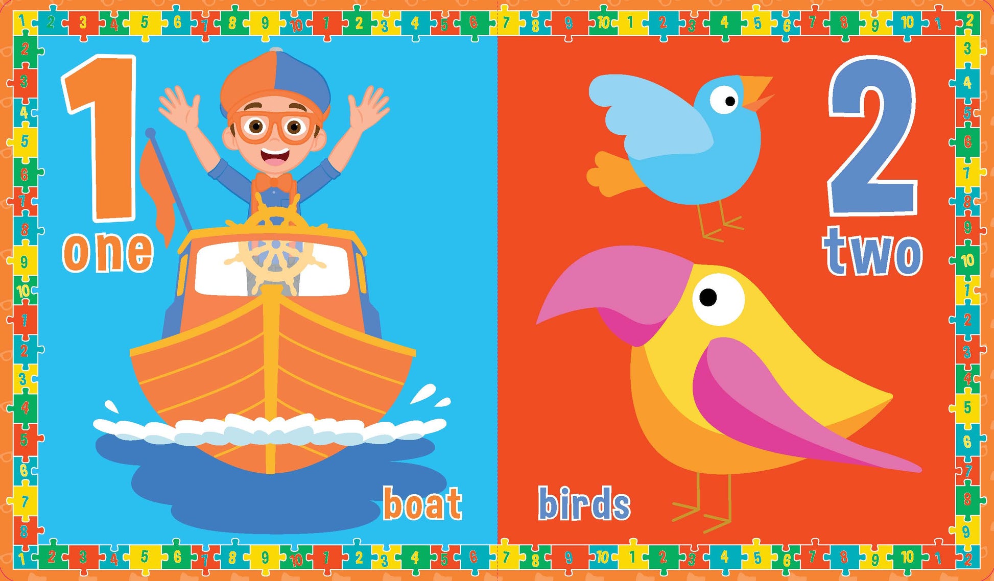 Blippi - Cased Board Book - 123 — inside page 1